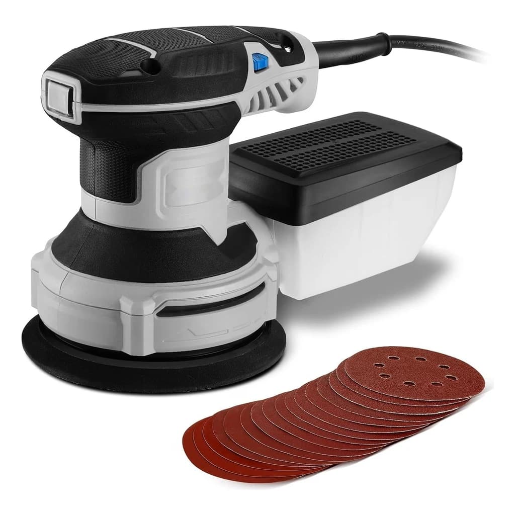 Random Orbit Sander with Dust Box